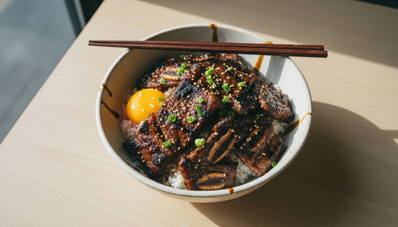 숯불 양념갈비 덮밥