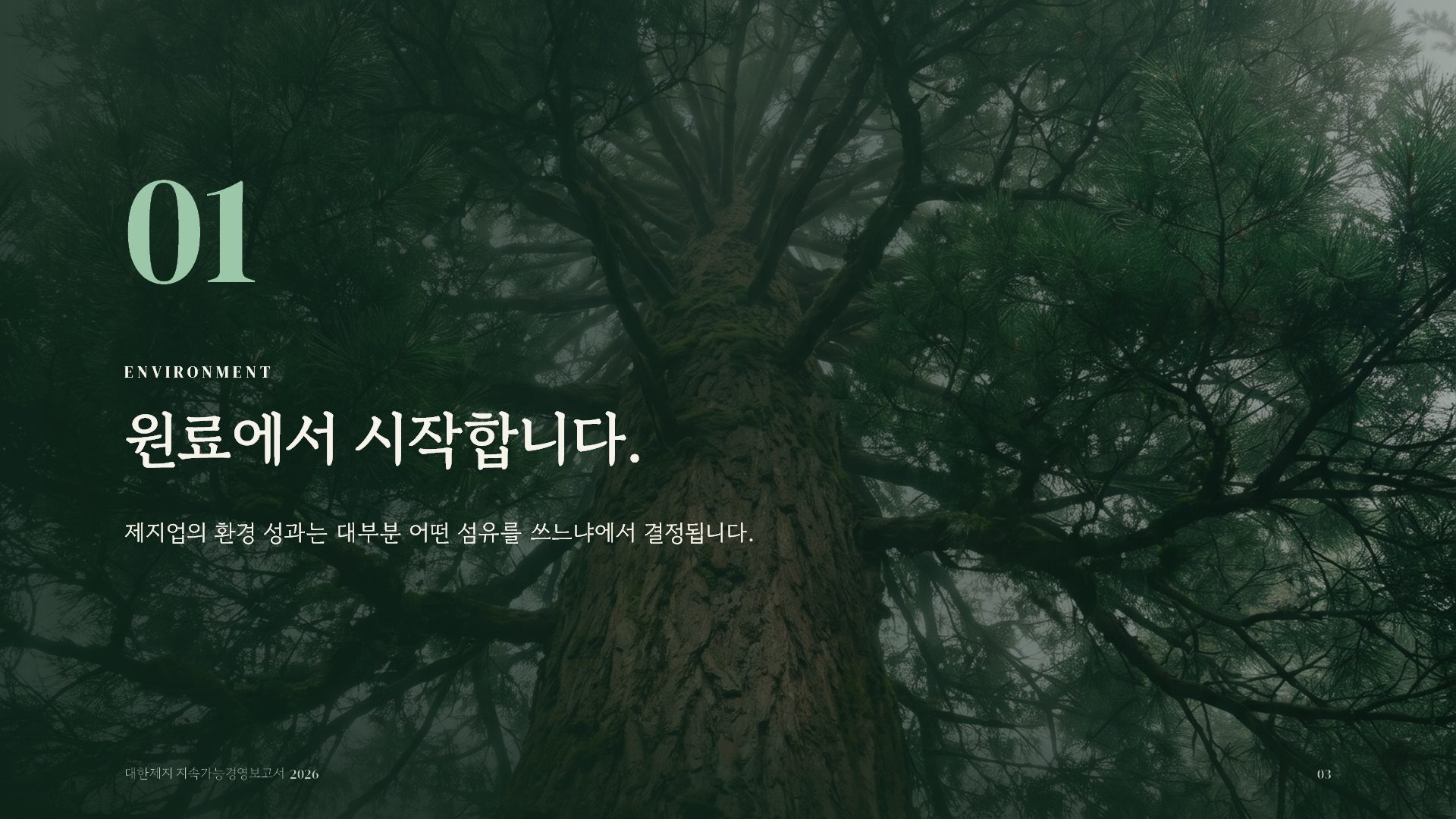 ESG 보고 슬라이드 3