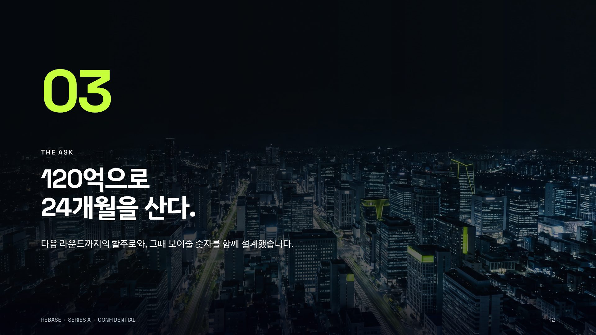 시리즈 A IR 슬라이드 12